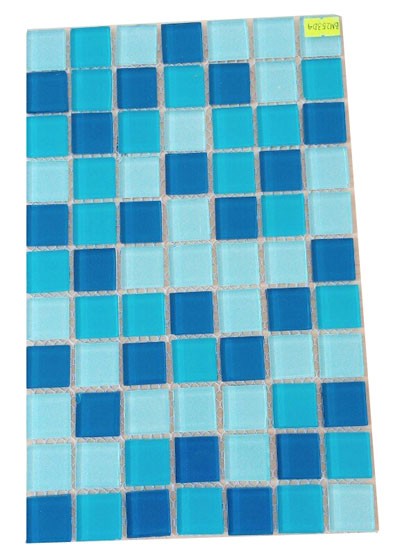 Gạch mosaic màu xanh dương 25x25x4mm